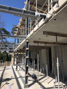 Afbeelding van de Villa in aanbouw in Huizen.